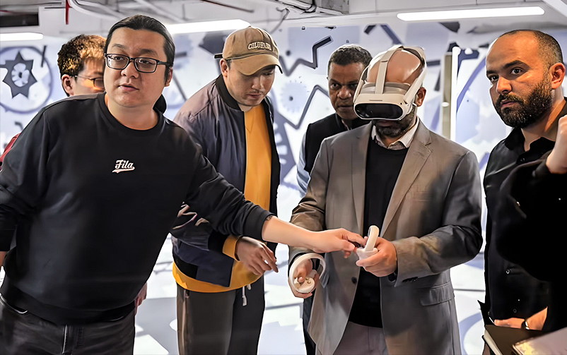 快讯｜海外客户到访，解锁LBE大空间虚实交融，开拓全球市场